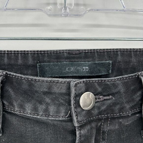 JOE'S JEANS Women's Black Wash Flawless The Icon Mid Rise Skinny Jeans Size 30 - Picture 6 of 8